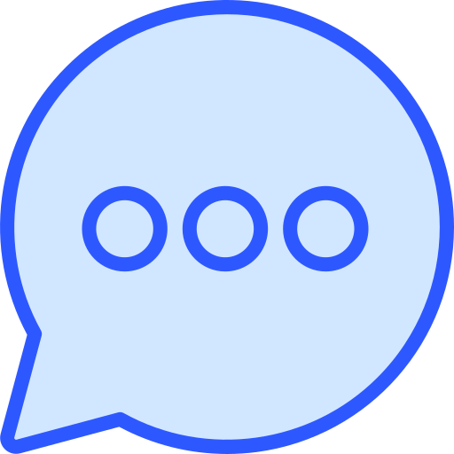 Chat Generic Blue icon