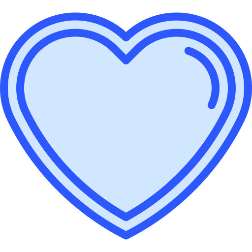 corazón Generic Blue icono