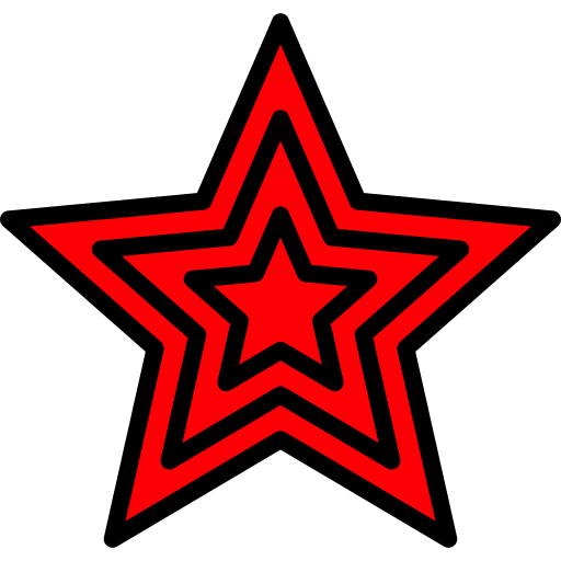 gwiazda Generic Outline Color ikona