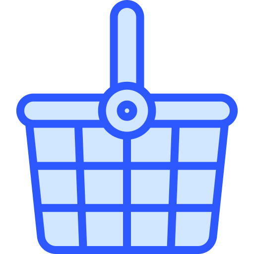 cesta de la compra Generic Blue icono