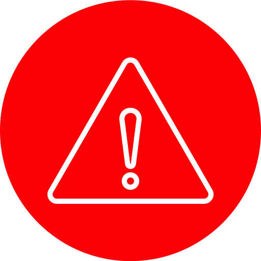 Warning Generic Flat icon