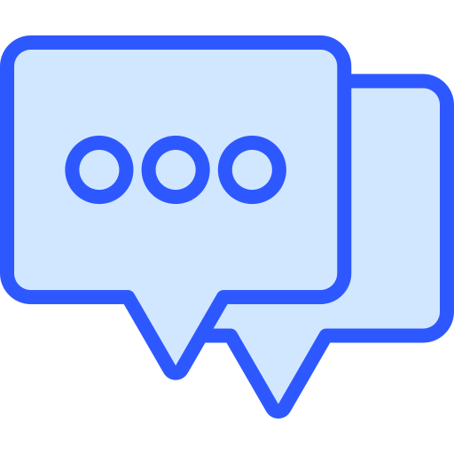 chatten Generic Blue icoon