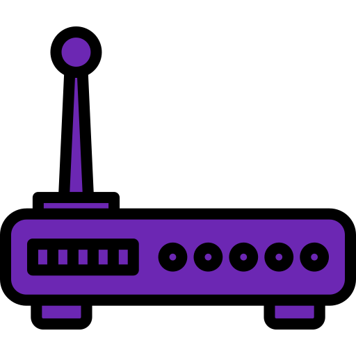 router wifi Generic Outline Color ikona