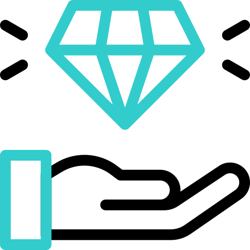 diamante Basic Accent Outline Ícone