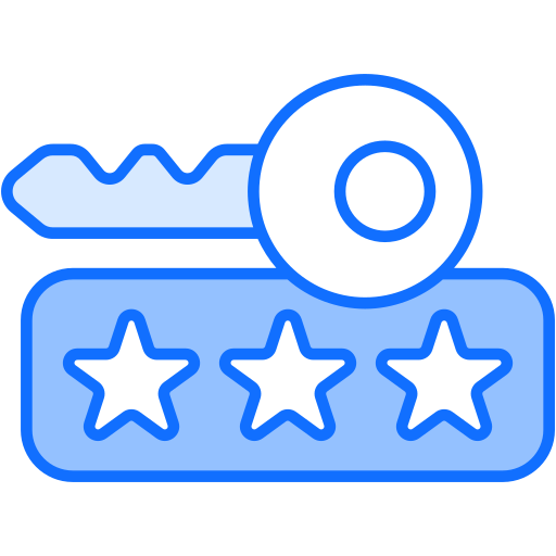bewertungssterne Generic Blue icon