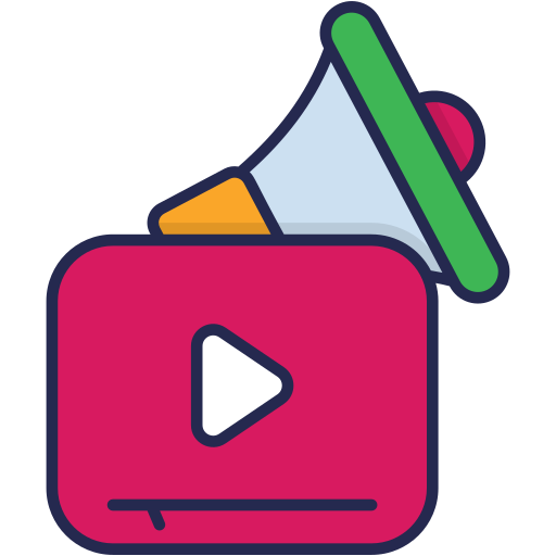 videomarketing Generic Outline Color icon