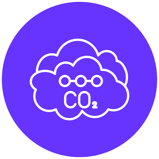 dióxido de carbono Generic Flat icono