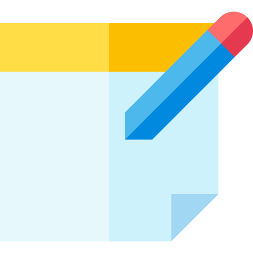 opmerking Basic Straight Flat icoon