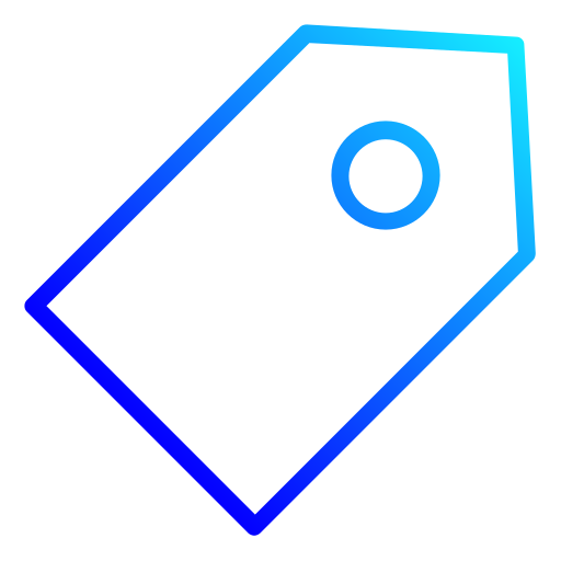 Tag Generic Gradient icon