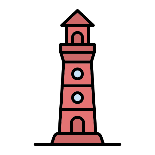 등대 Generic Outline Color icon