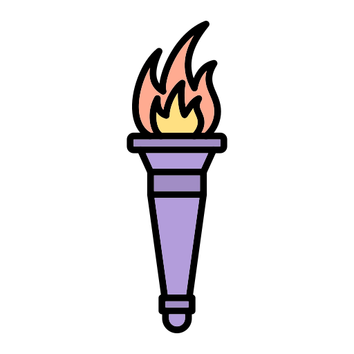 flamme Generic Outline Color icon