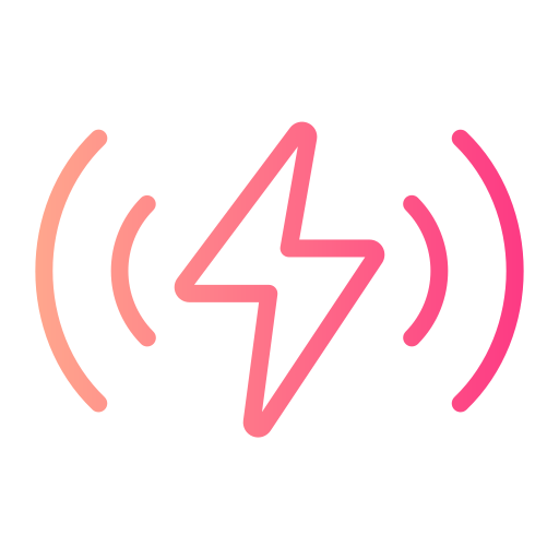 Wireless charging Generic Gradient icon