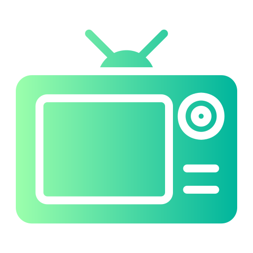 tv Generic Flat Gradient icon