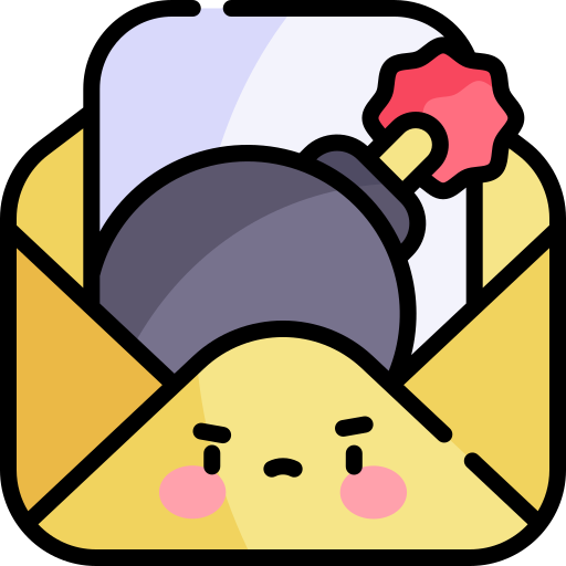 correo Kawaii Lineal color icono