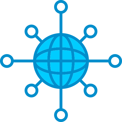 connectiviteit Generic Blue icoon