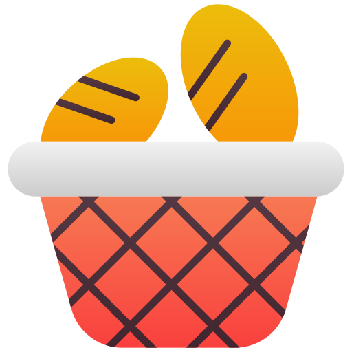 Food basket Generic Flat Gradient icon