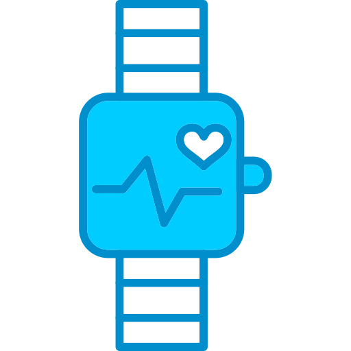 Smart watch Generic Blue icon