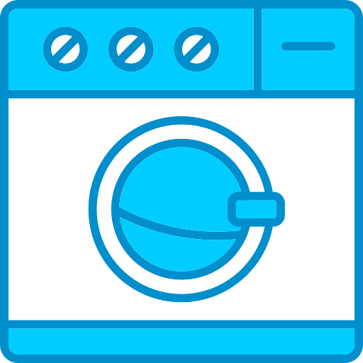 세탁기 Generic Blue icon