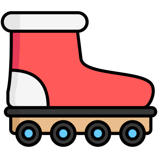 Roller skate Generic Outline Color icon