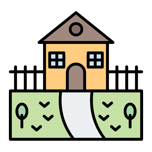 Village Generic Outline Color icon