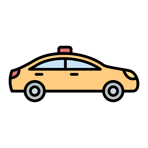 Cab Generic Outline Color icon