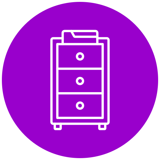 Filling cabinet Generic Flat icon