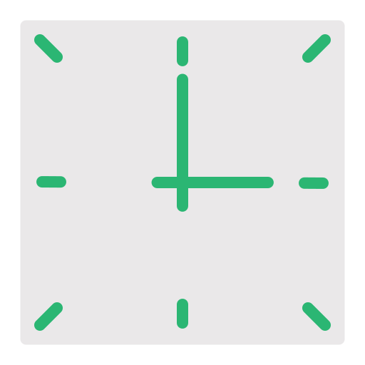 벽 시계 Generic Flat icon