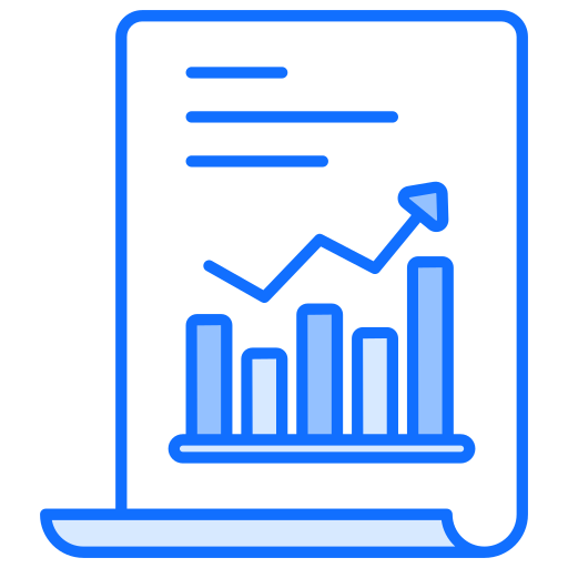 Analytics Generic Blue icon