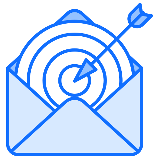 메일 광고 Generic Blue icon