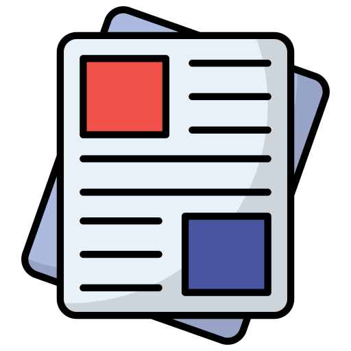 zeitung Generic Outline Color icon