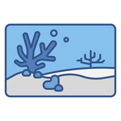 산호 Generic Outline Color icon