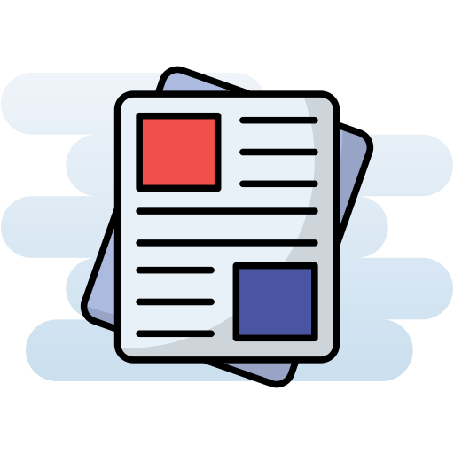 Newspaper Generic Rounded Shapes icon