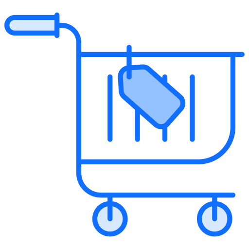 쇼핑 Generic Blue icon