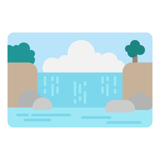 cascada Generic Flat icono