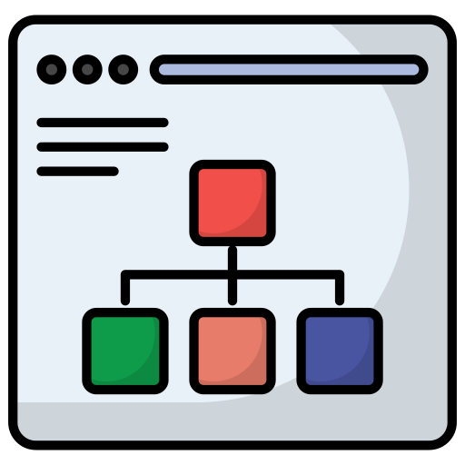 Site map Generic Outline Color icon