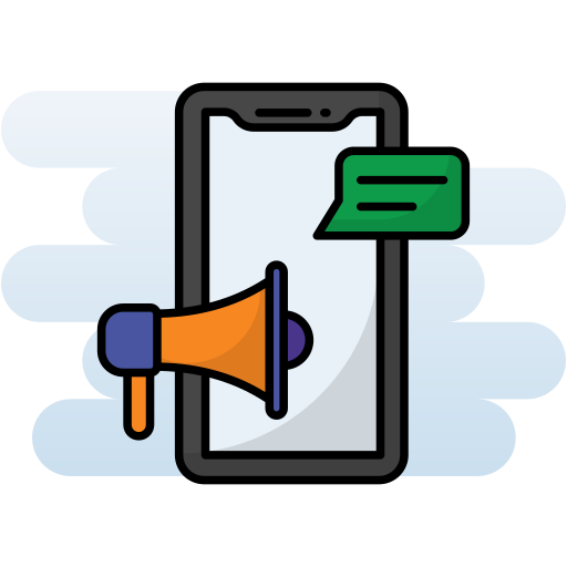 mobiles marketing Generic Rounded Shapes icon