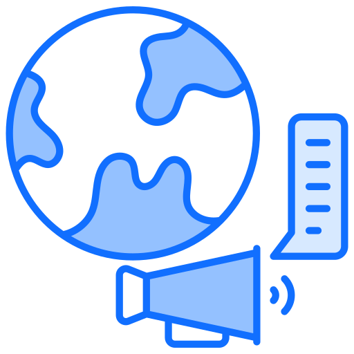 홍보 Generic Blue icon