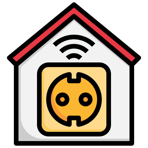 Power socket Generic Outline Color icon