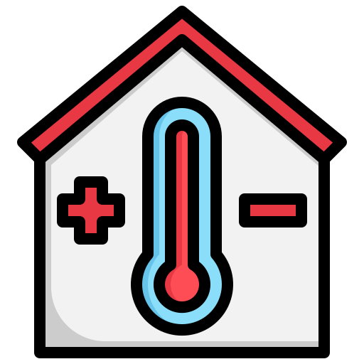control de temperatura Generic Outline Color icono