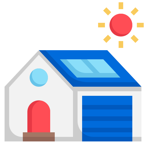 ソーラーハウス Generic Flat icon