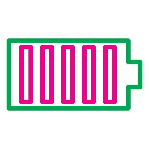 Батарея Generic Outline Color иконка