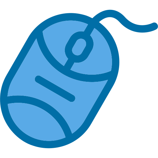 Mouse Generic Blue icon