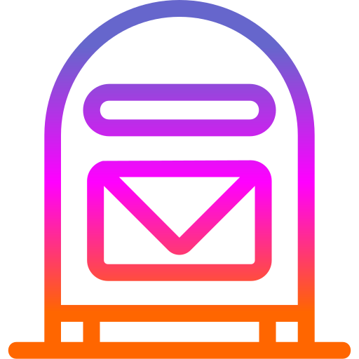 Mailbox Generic Gradient icon