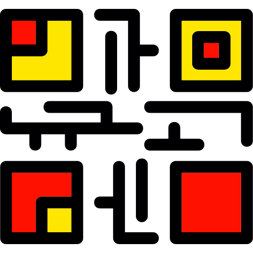 código qr Generic Outline Color icono