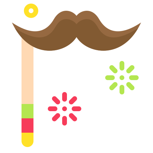 moustache Generic Flat Icône