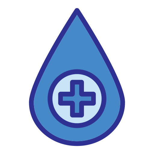 trasfusione di sangue Generic Blue icona