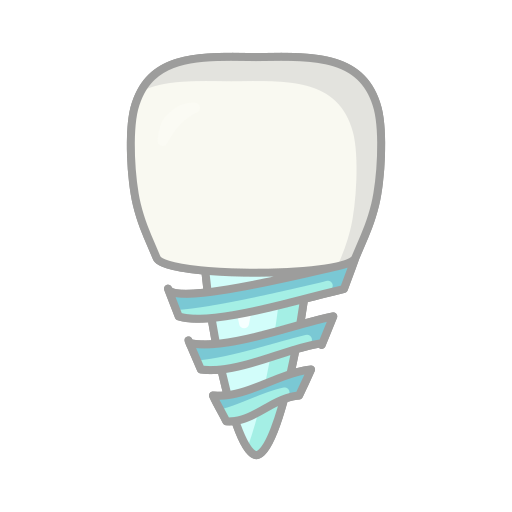 implante dentário Generic Outline Color Ícone