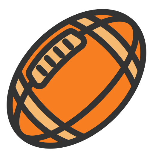 rugby Generic Outline Color icono