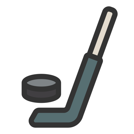 hockey Generic Outline Color icono