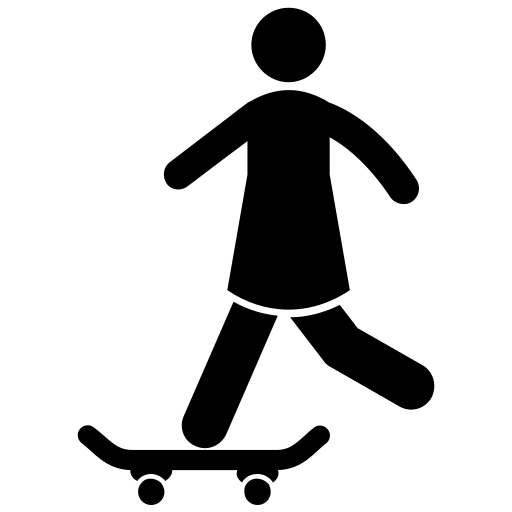 Łyżwiarstwo Generic Glyph ikona